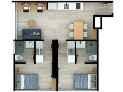 SERVICIO DE  HABITACIONES EN RESIDENCIAS EN BOGOTÁ